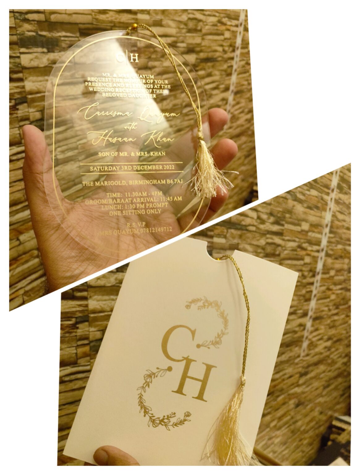 Sami Round Shape Wedding Cards Pakistan - Wedding Cards & Favour Boxes