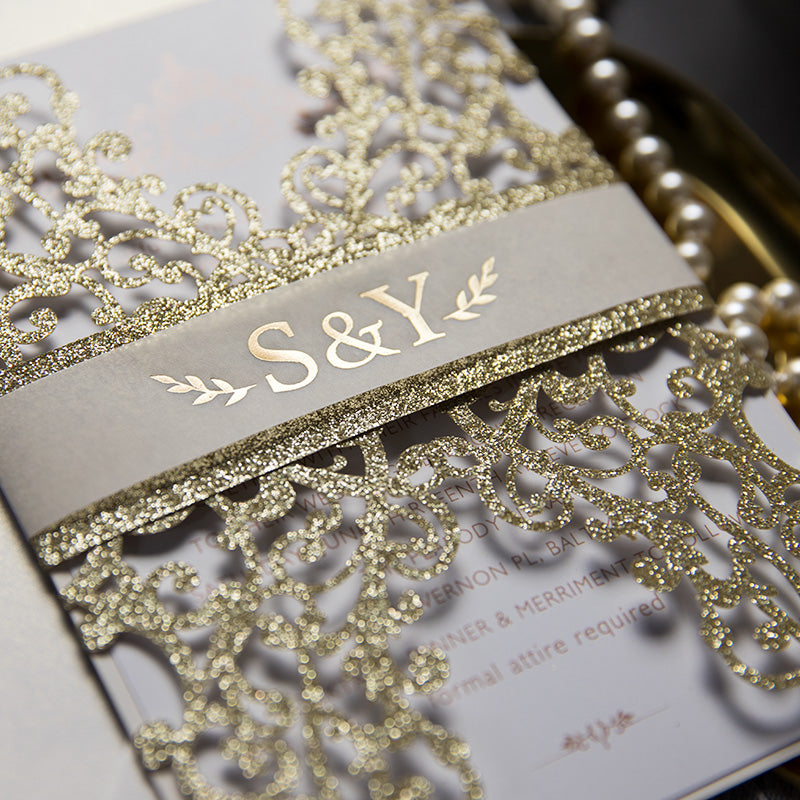 Glitter Wedding Cards Pakistan - Wedding Cards & Favour Boxes