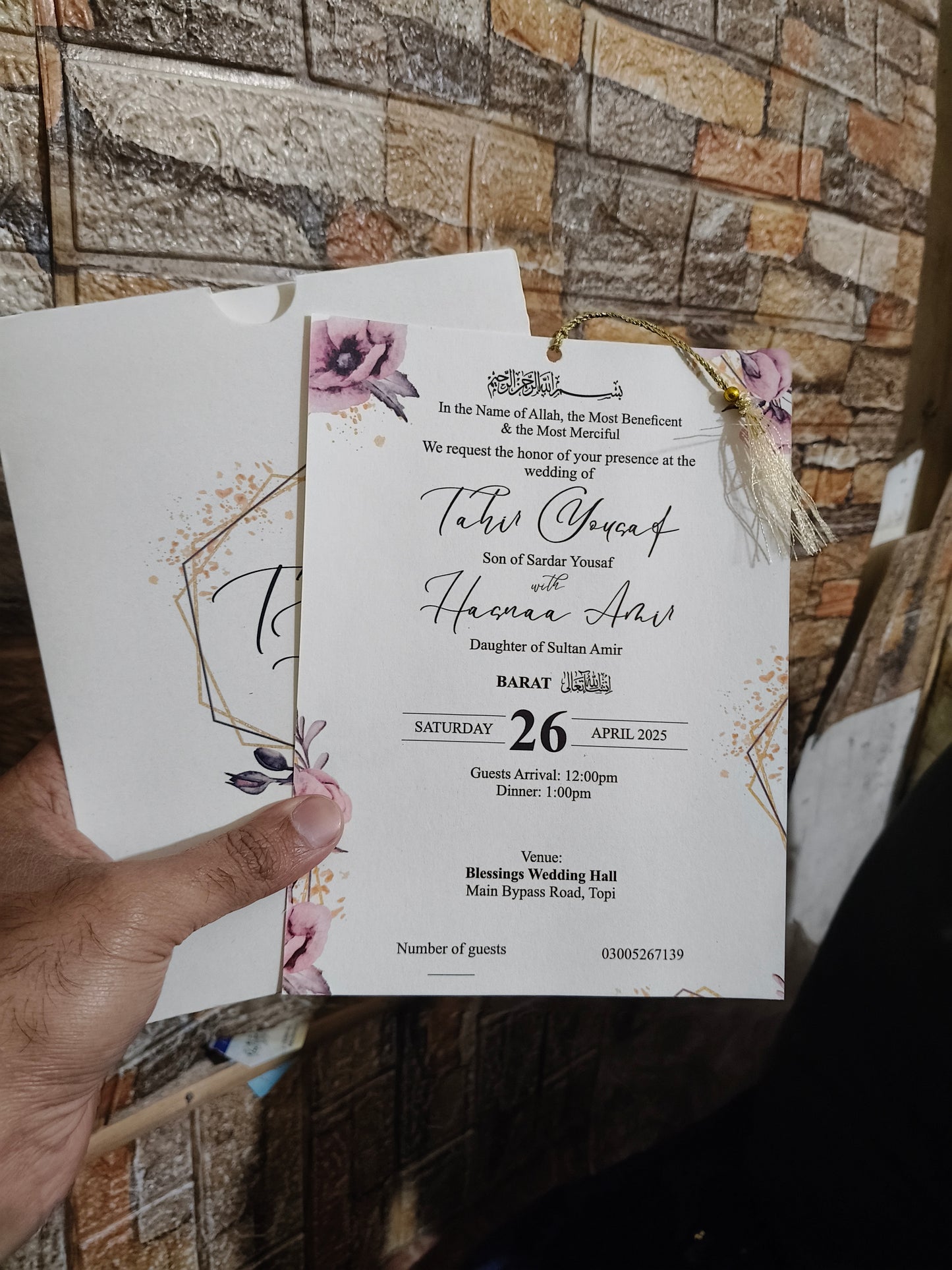 Pouch Style Wedding invitations