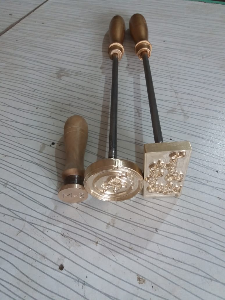 New Style Burger Stamp | Food Stamp | Brass Stamp | Soap Stamp