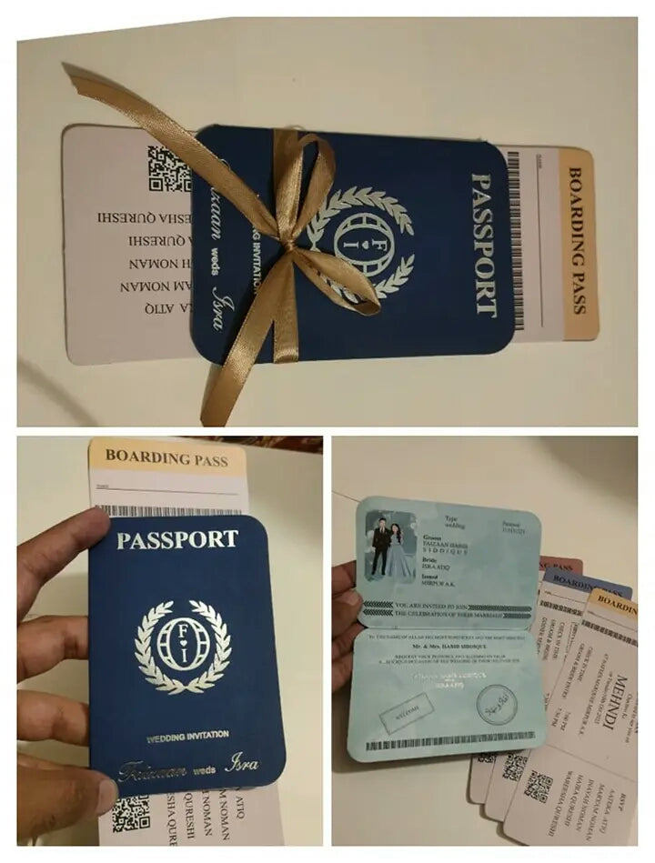 Passport Wedding invitations