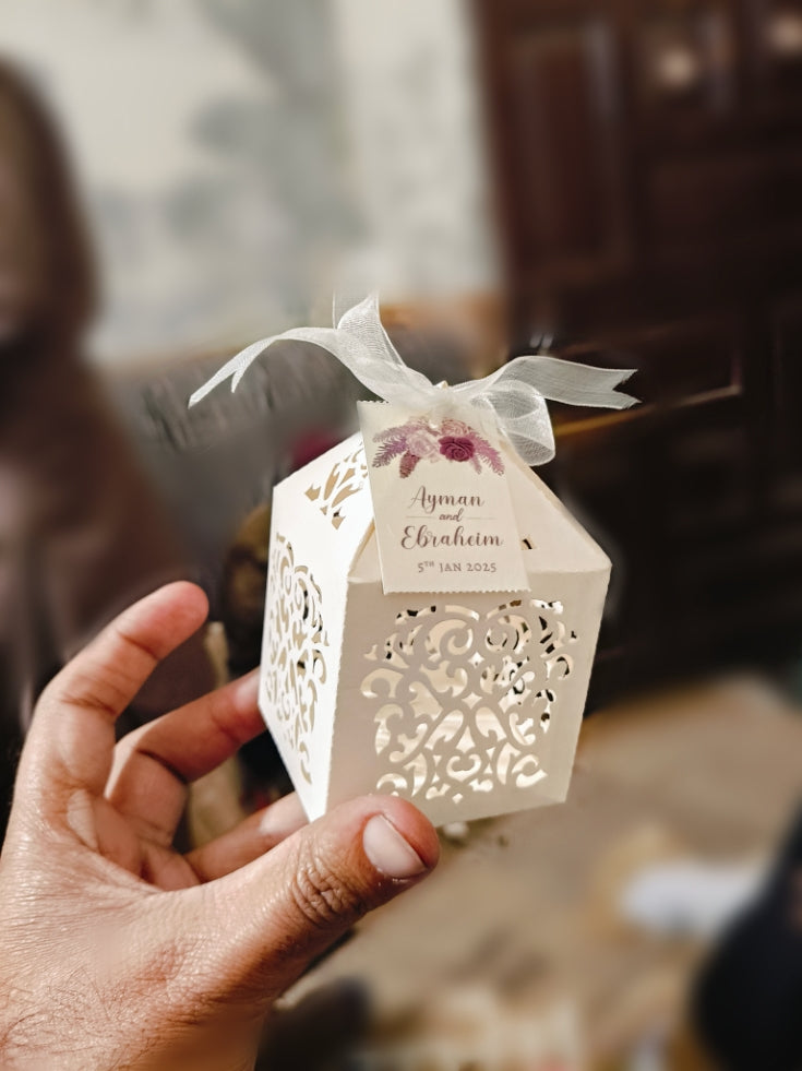 Bidd Boxes Pakistan Laser Cut Favour Boxes