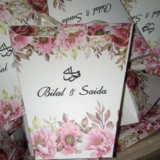 Multiple Colourful Favor Boxes - Wedding Cards & Favour Boxes