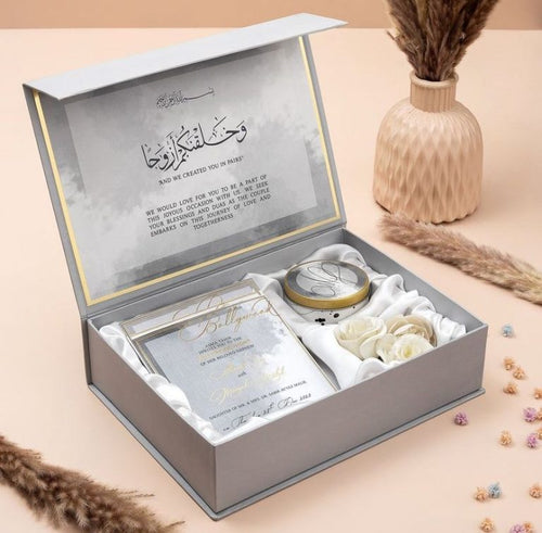 Box Wedding card