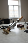 Soldering iron leather stamp