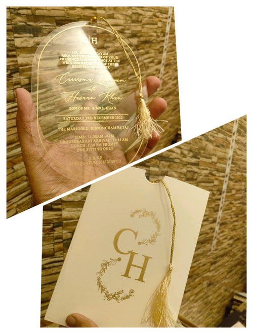 Sami Round Shape Wedding Cards Pakistan - Wedding Cards & Favour Boxes