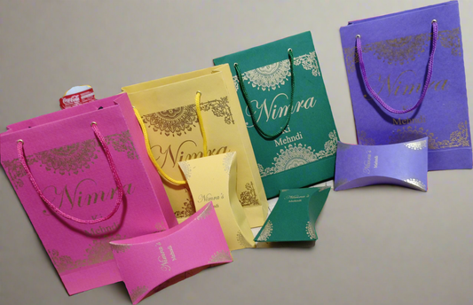 Color full mehndi bags