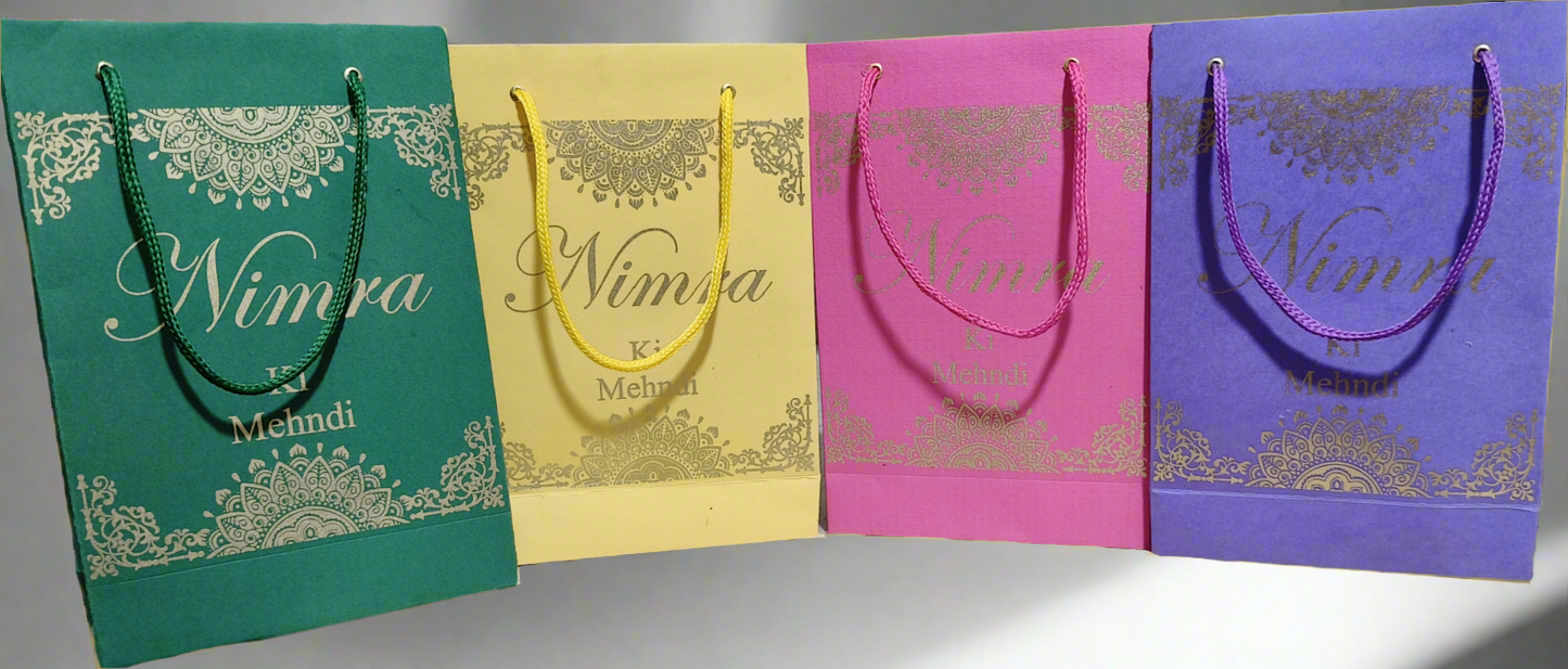 Color full mehndi bags