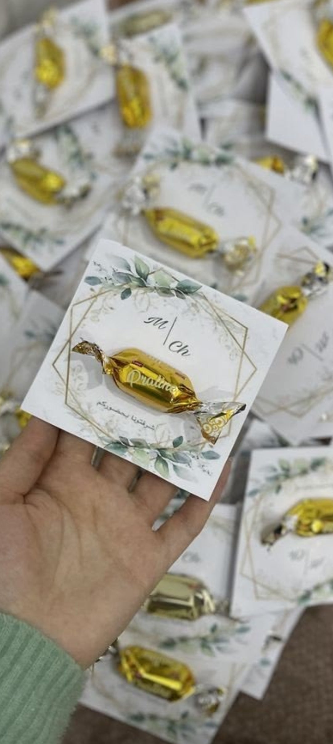Favour Card | Wedding Favours Cards | Chocolate Card/Candy Card