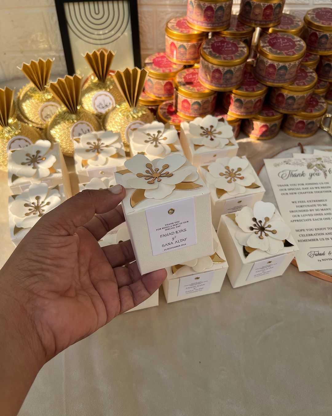 3d Flower favour Box in Pakistan