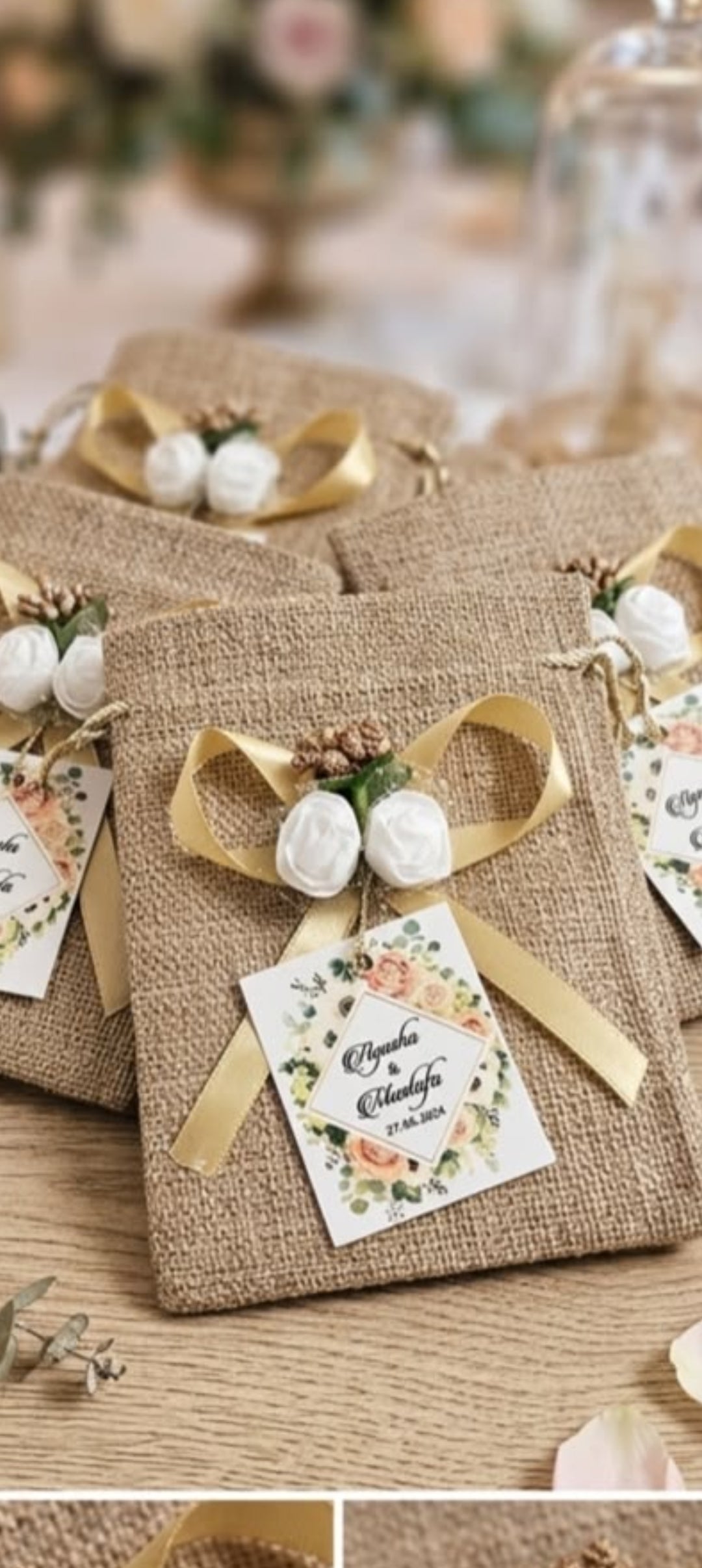 Jute pouch