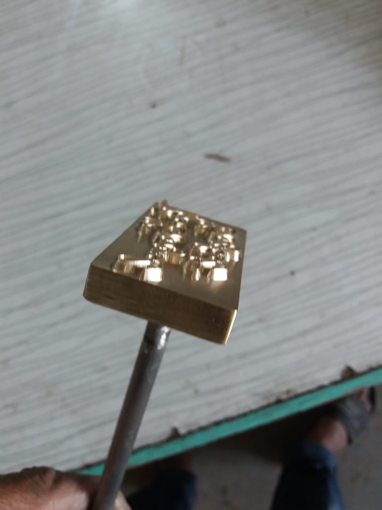 New Style Burger Stamp | Food Stamp | Brass Stamp | Soap Stamp