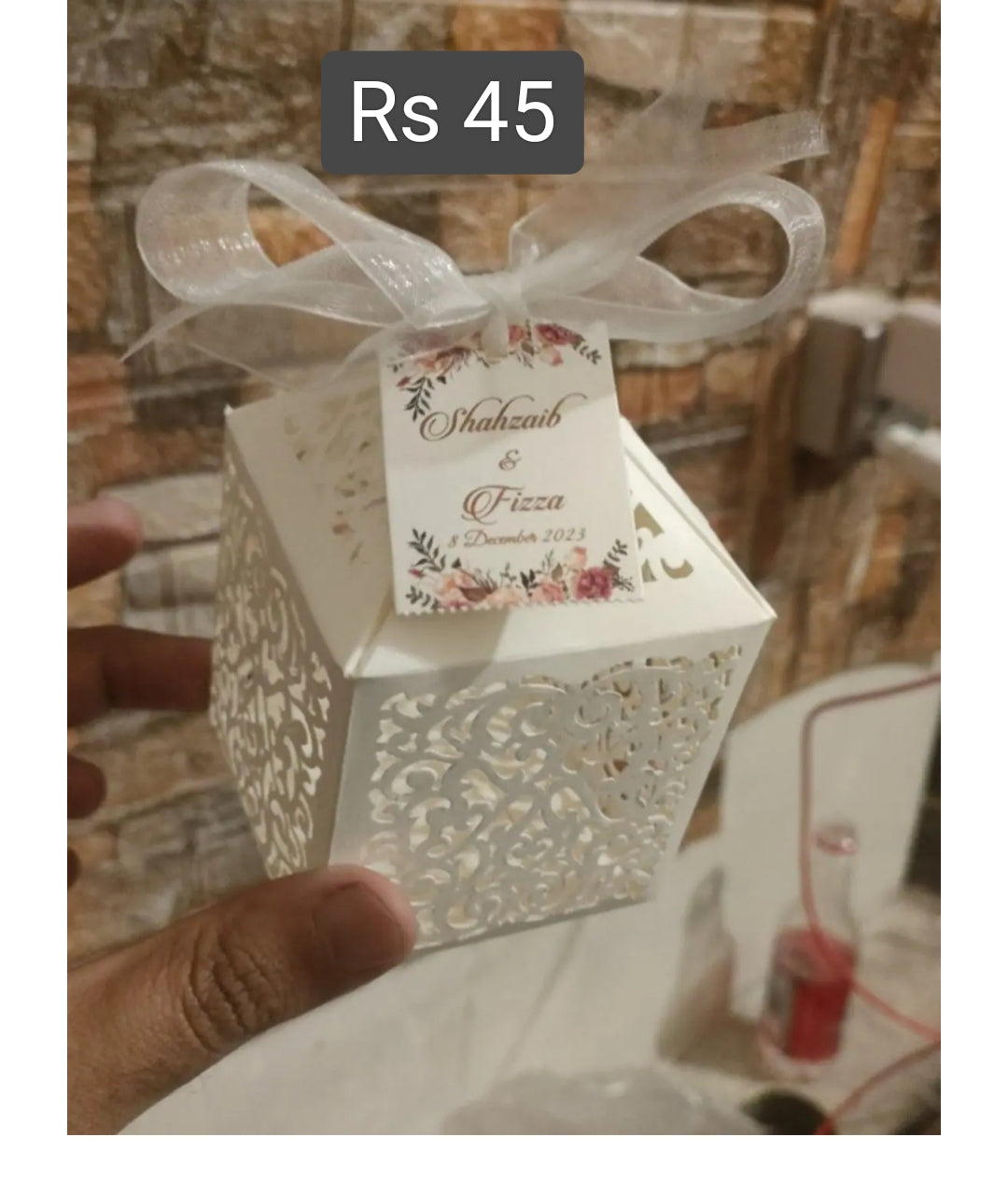 Favour Boxes Rawalpindi slide box style 2025