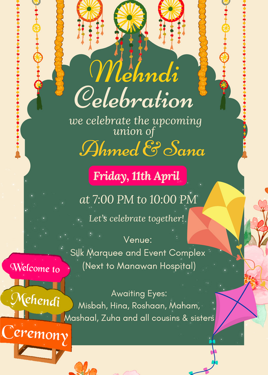 Whatsapp wedding Cards | Online Wedding Cards for WhatsApp | WhatsApp cards Pakistan