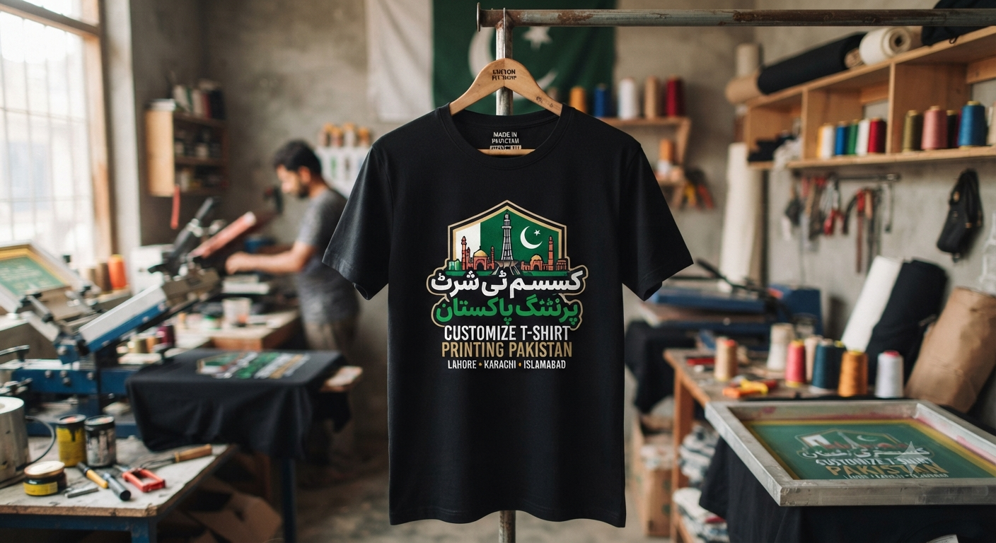 Custom T-shirt Printing Pakistan
