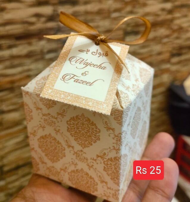 Favour Boxes Rawalpindi slide box style 2025