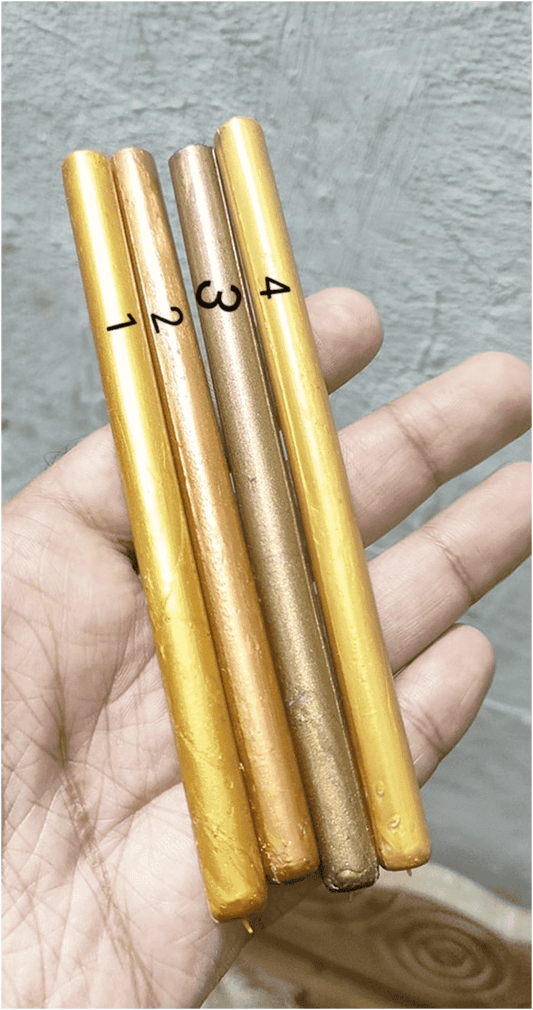Sealing Golden Wax Sticks, Glue Sealing Wax Sticks for Wax Seal Stamp, Letter Wax Seal and Crafts (Color : Golden)